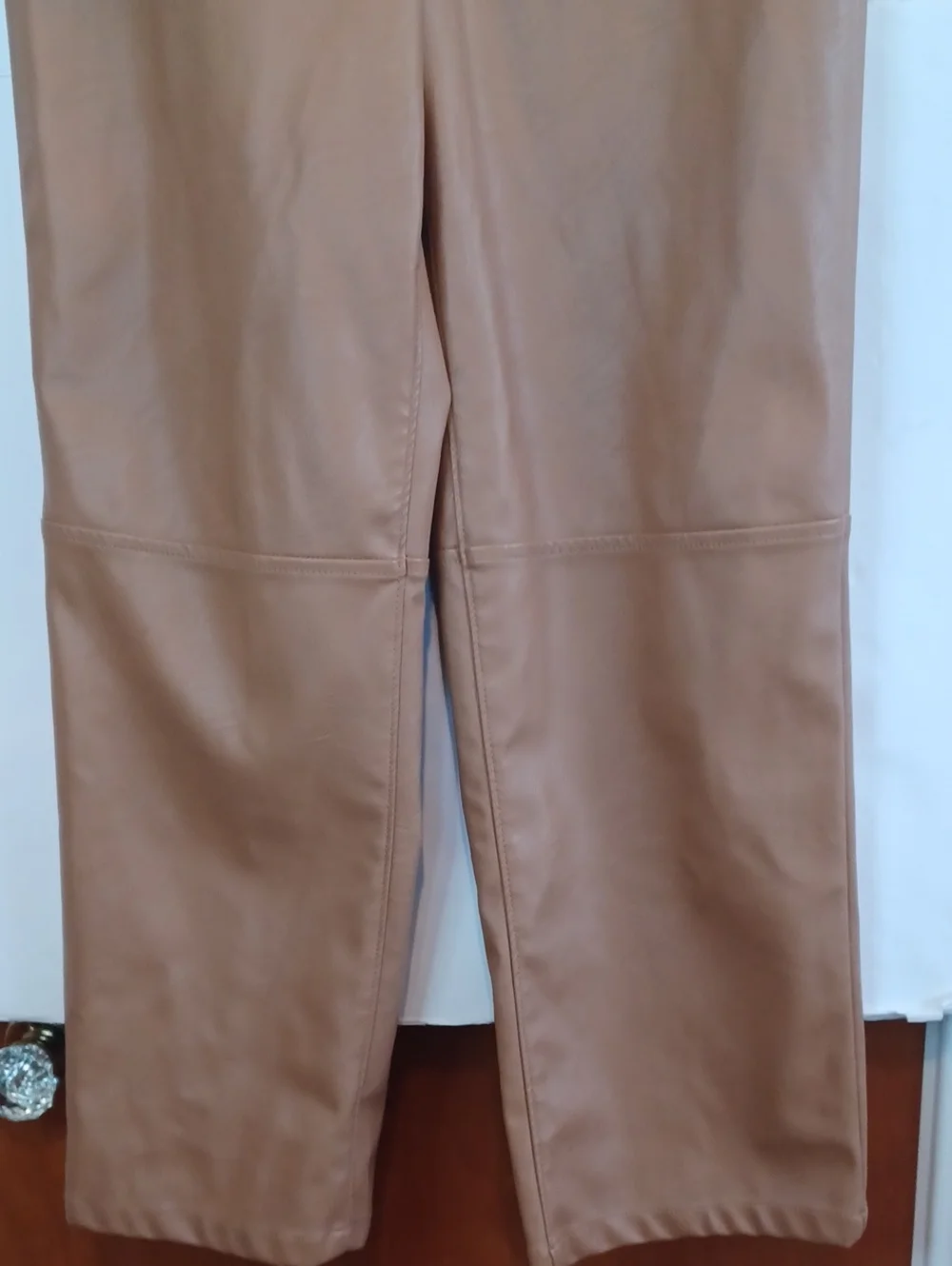 Blanknyc The Baxter Vegan Leather Jeans.Camel Color. Sz. 27. High Rise. EUC! - Picture 11 of 11